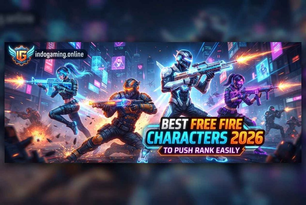 Karakter Terbaik Free Fire 2026 untuk Push Rank Lebih Mudah