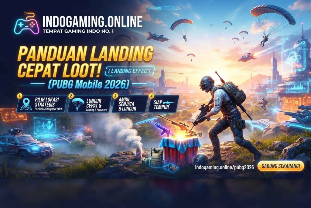 Map PUBG Mobile 2026: Panduan Landing agar Cepat Dapat Loot