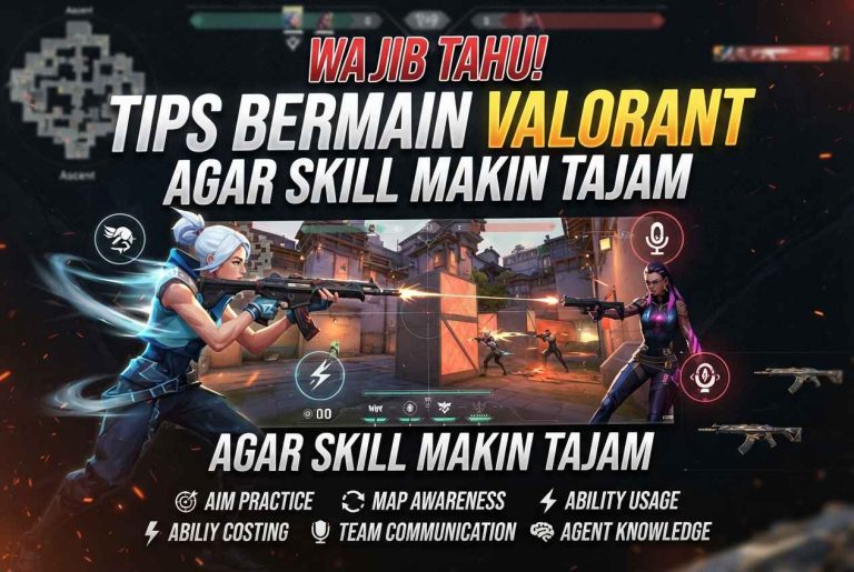 Wajib Tahu! Tips Bermain Valorant agar Skill Makin Tajam
